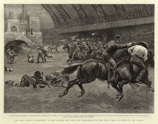 A Királyi Katonai Torna, a rendőrség és a Bushrangers harca, az Új-Dél-Wales-i önkéntesek a megmentésre